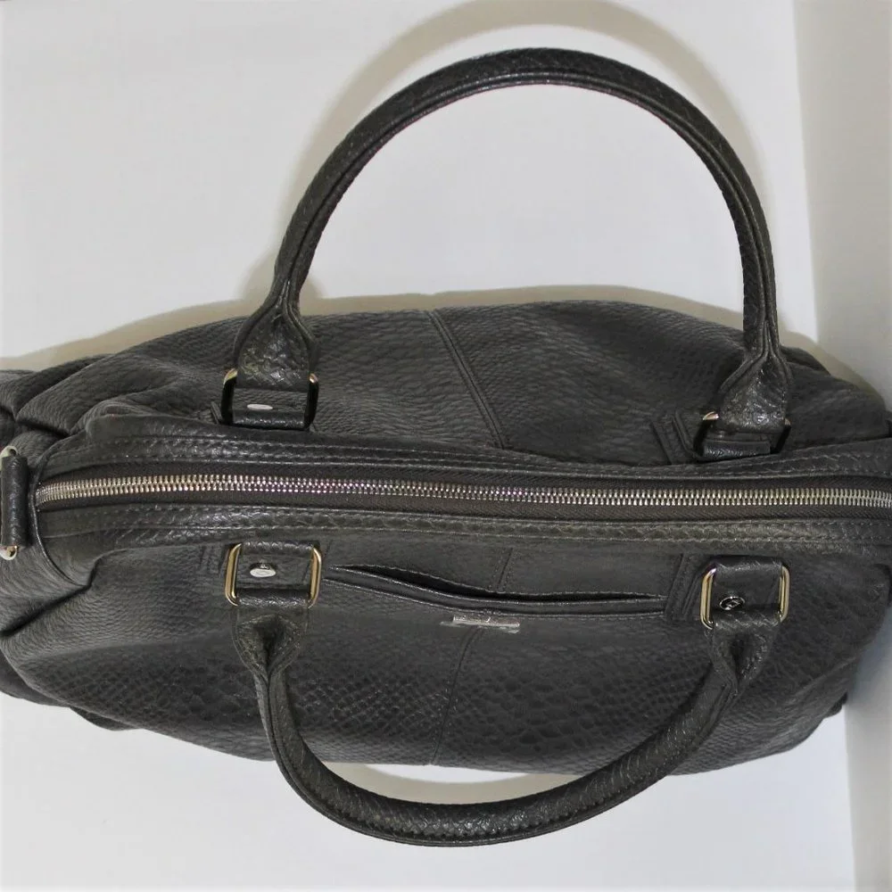 Jewel by Thirty-One NWOT Gray Reptile Embossed PU Satchel - Picture 6 of 10